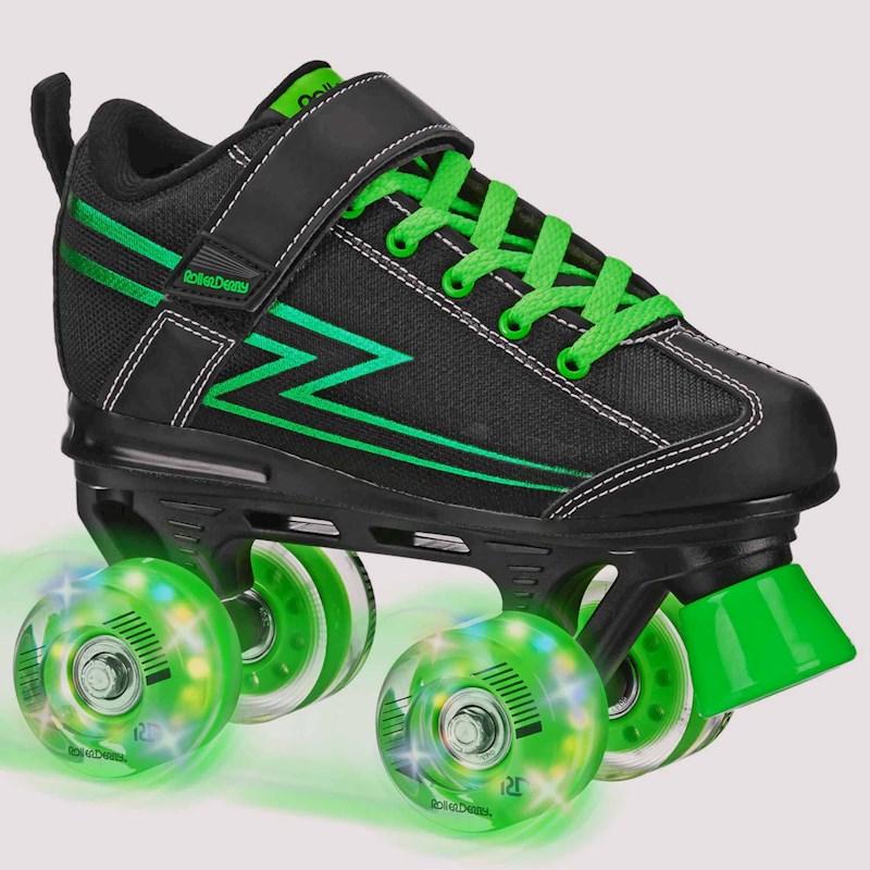 Roller Derby Kids Lighted Wheel Roller Skates Rebel Sport