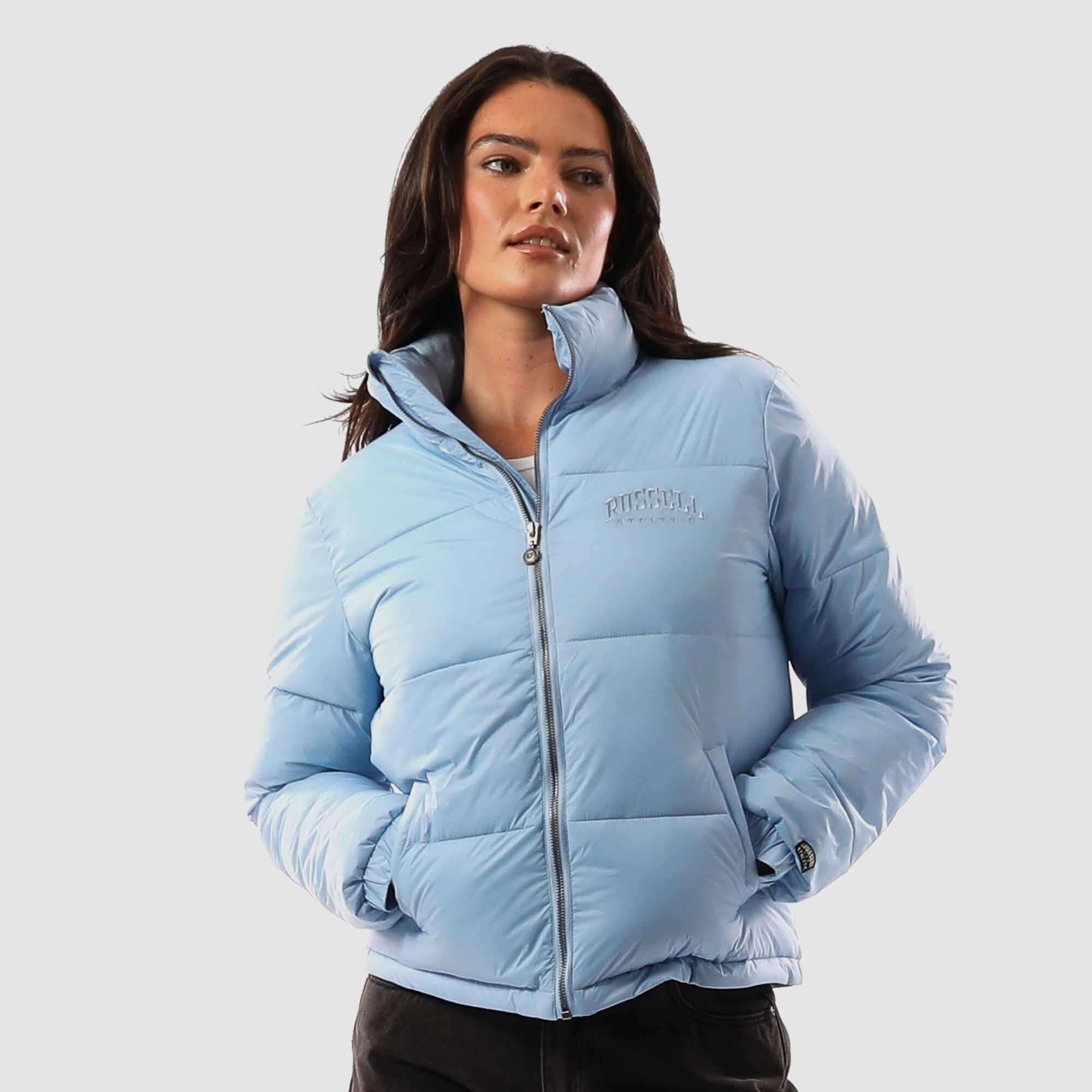 Russell Athletic Womens Seattle Cropped Puffer
