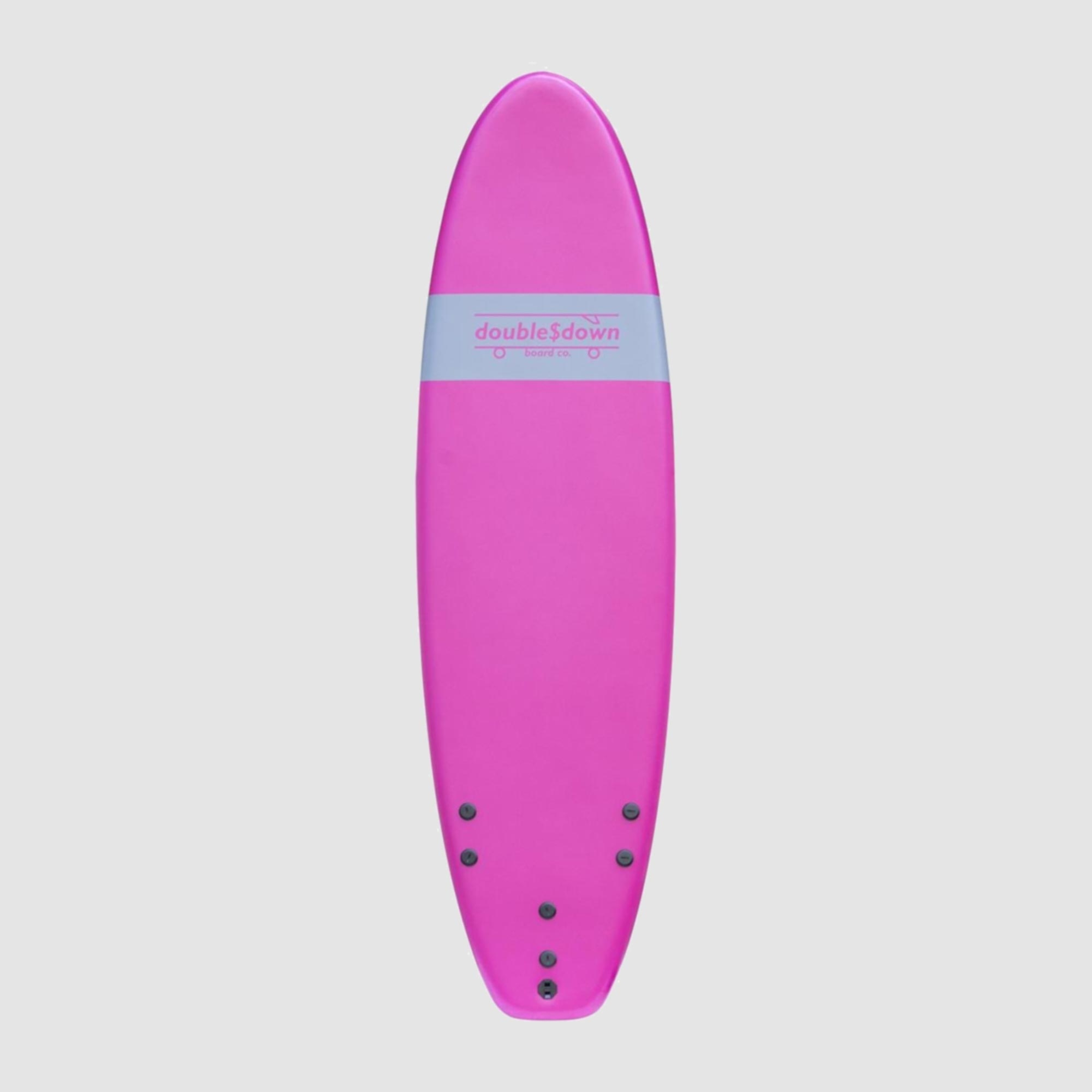 Double$Down Seadog Softboard Surfboard Pink 6ft6