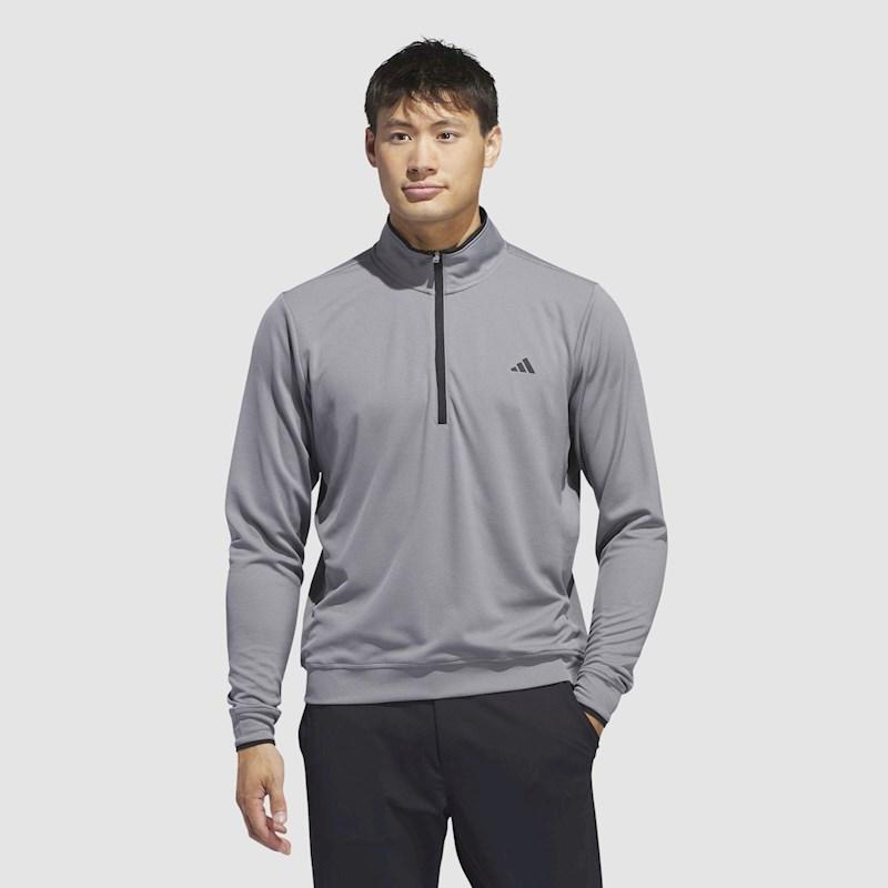 adidas Mens Lightweight Quarter Zip Long Sleeve Top | Rebel Sport