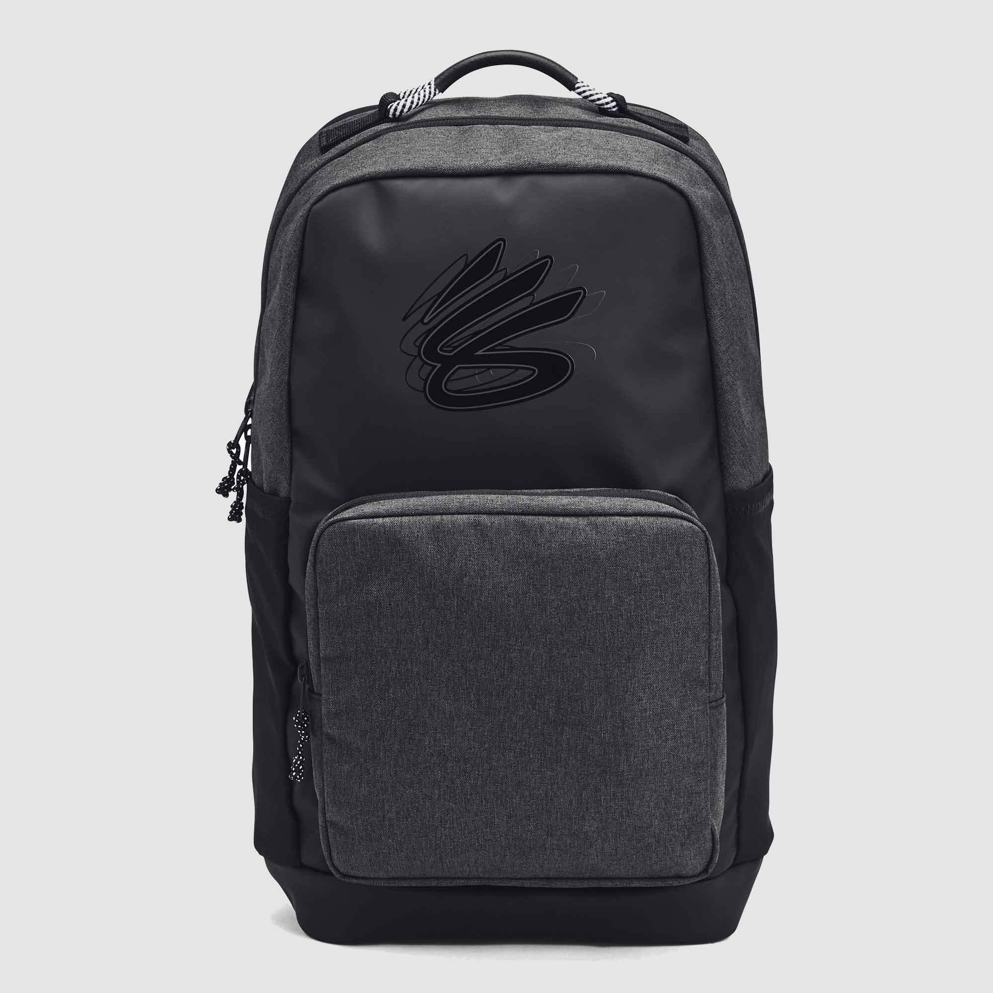 Under Armour Curry Splash Backpack Black/Castlerock 26 Litres