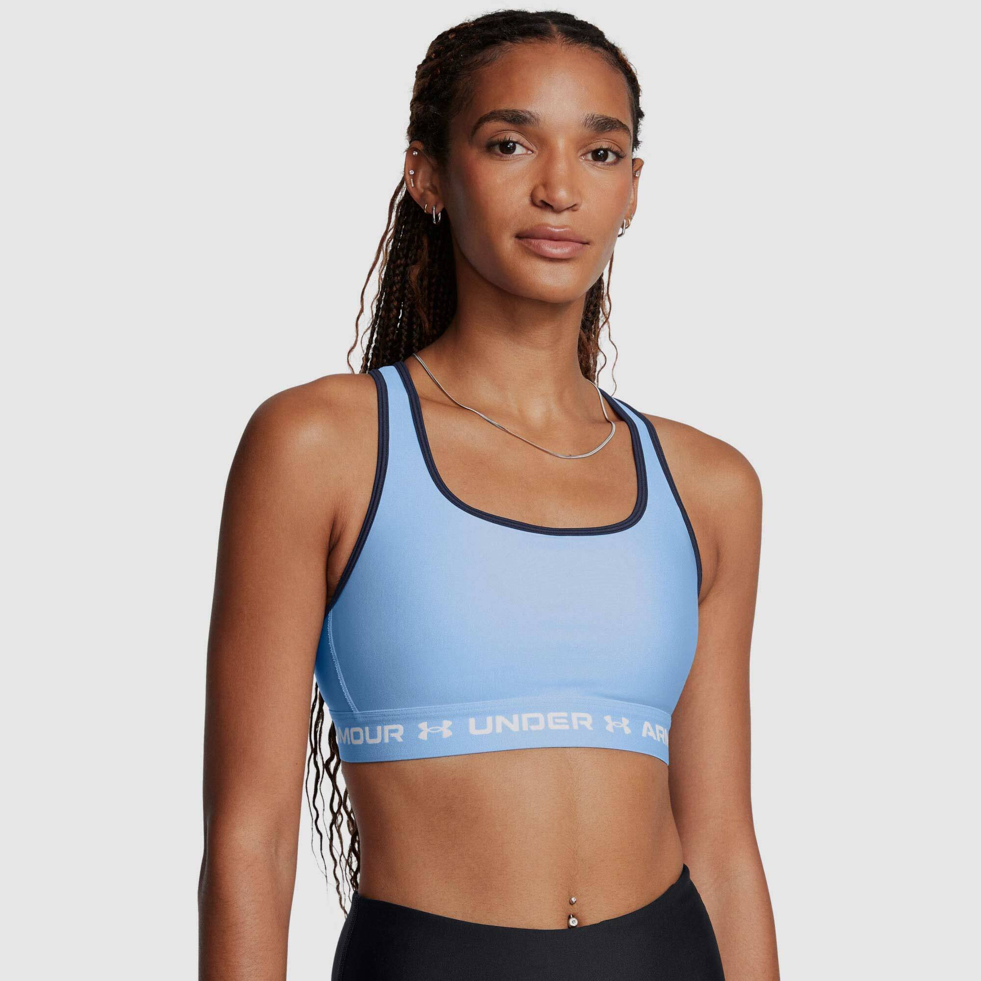 Under Armour Womens Crossback Mid Crop Top