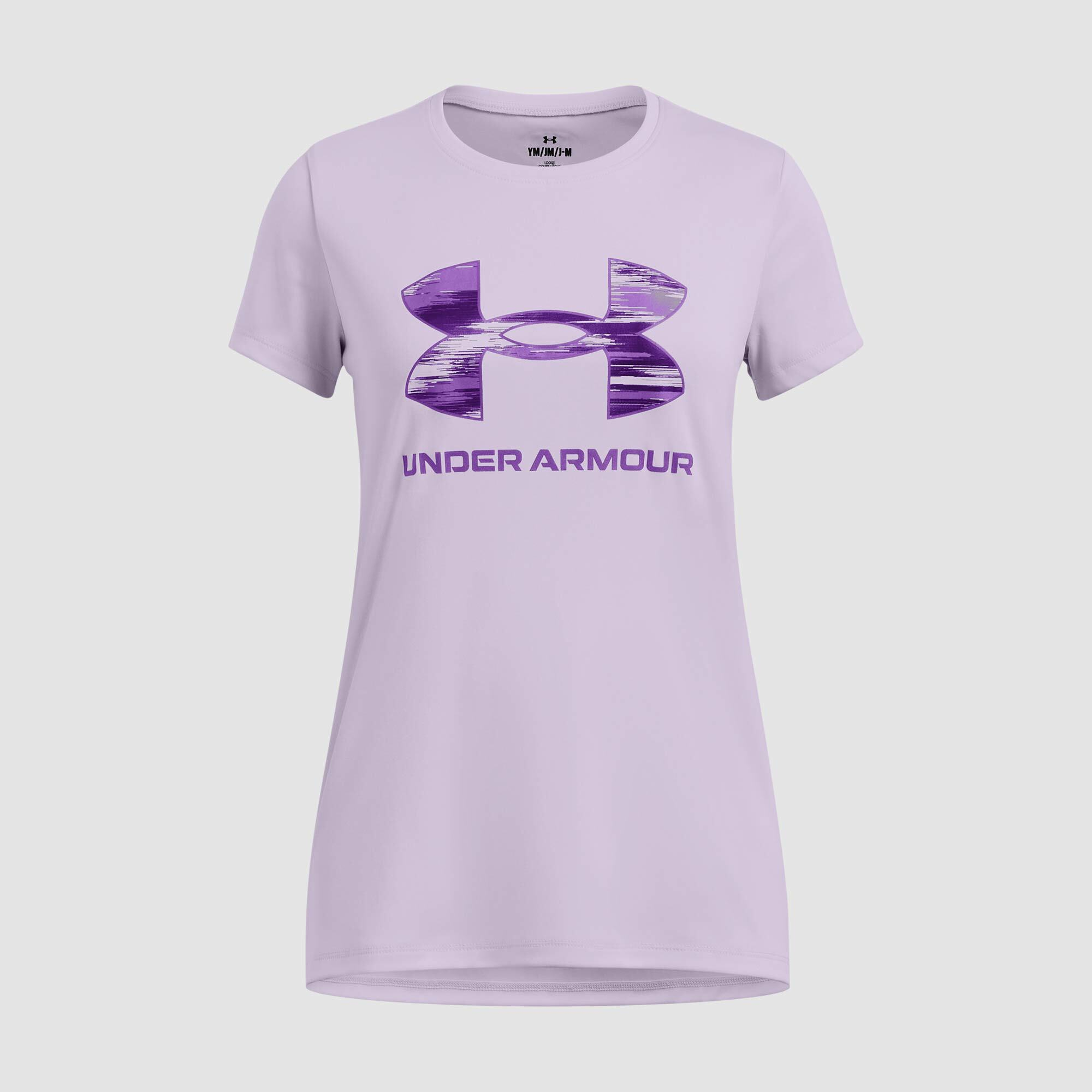 Under Armour Girls Tech Solid Print Fill BL Tshirt