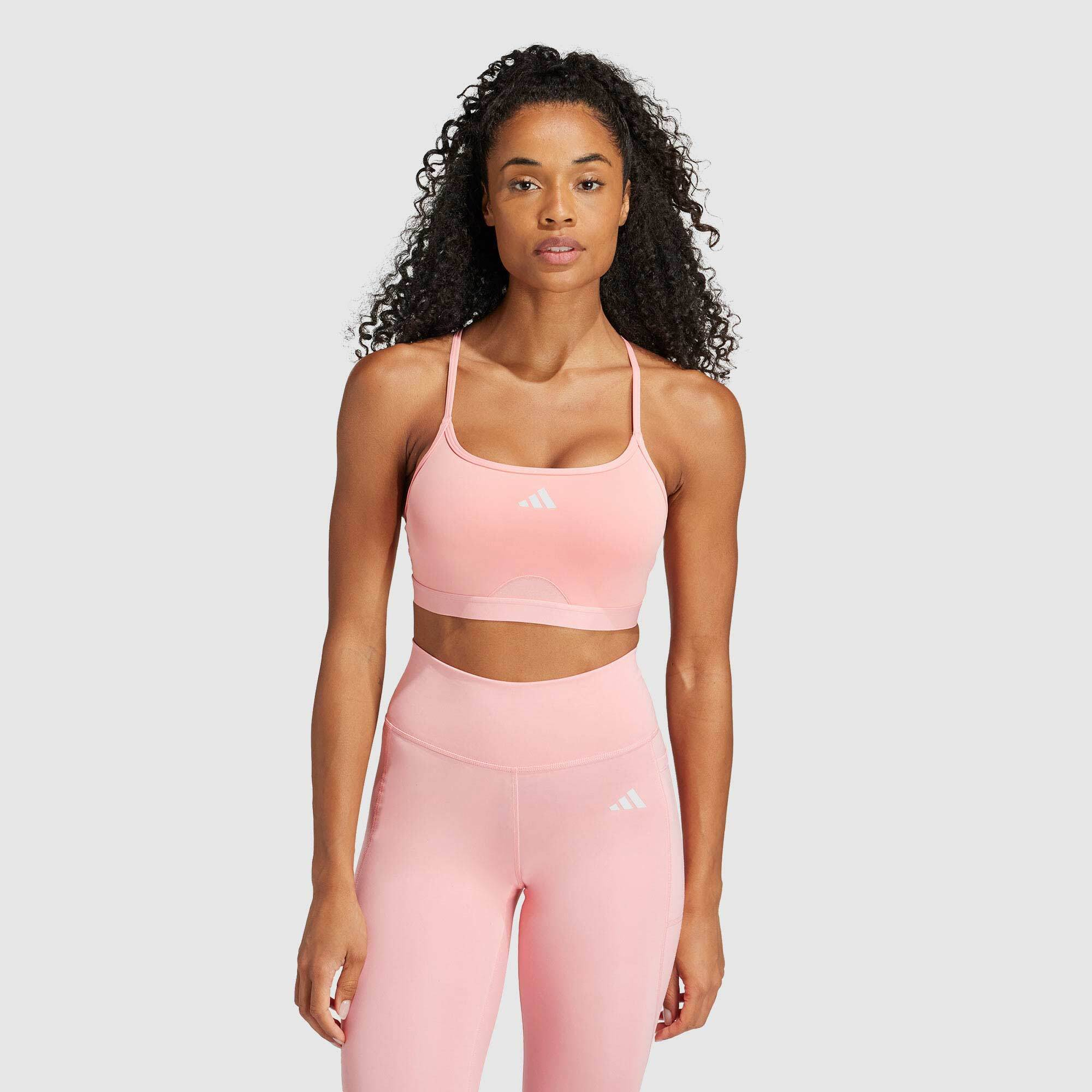 adidas Womens Aeroreact Training Light Support Crop