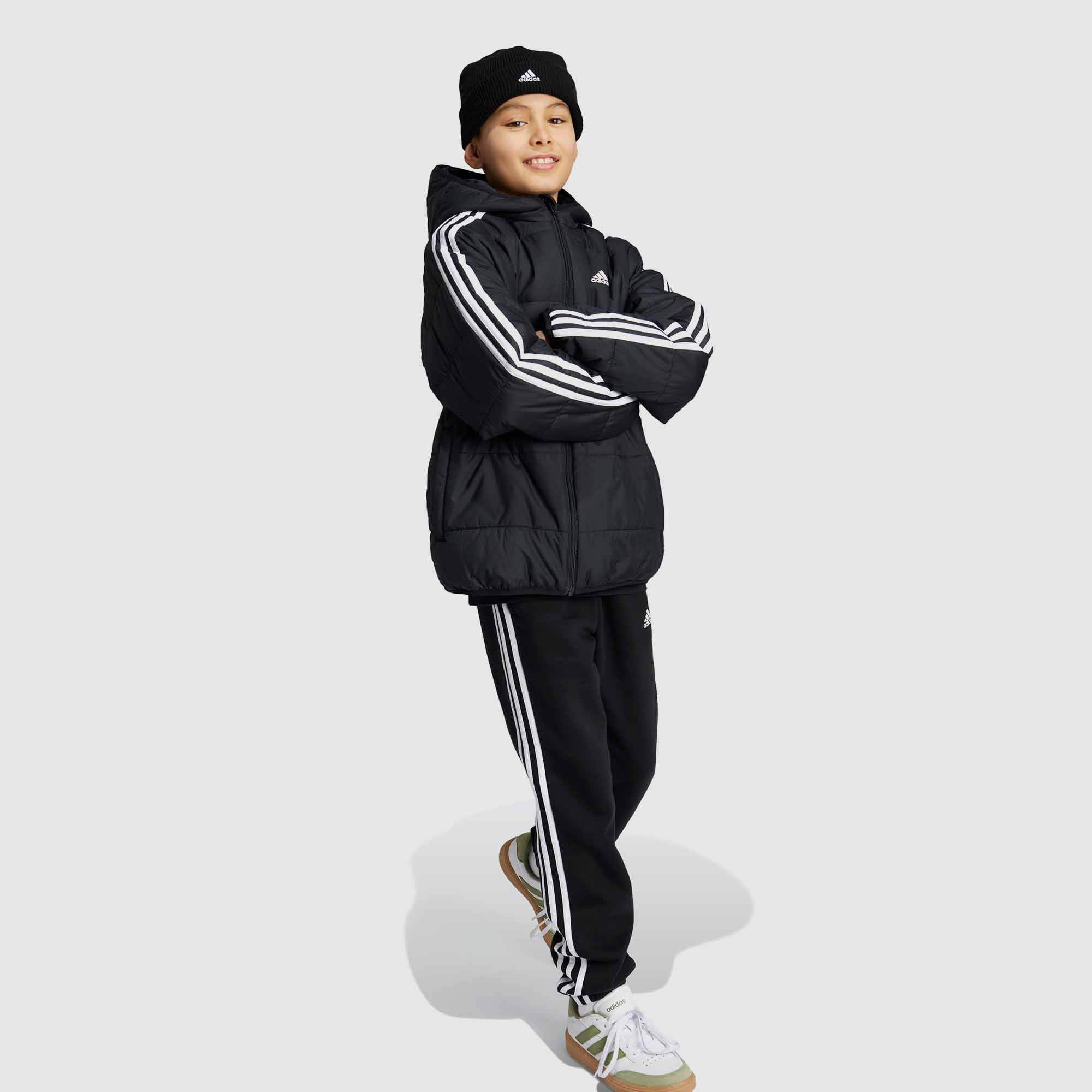 adidas Boys Essentials 3 Stripes Padded Jacket