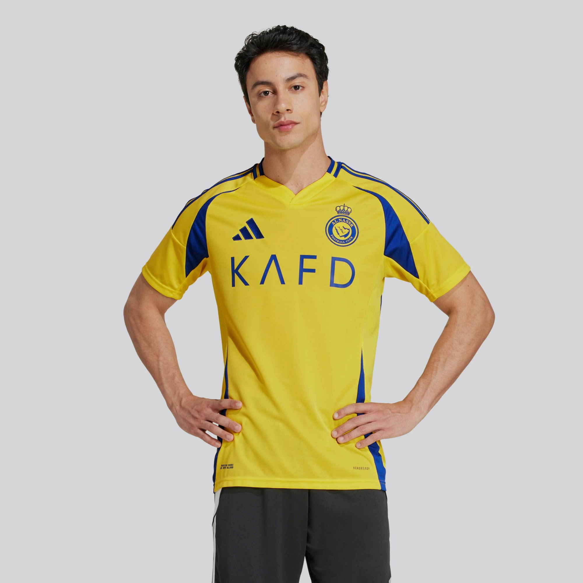 adidas Mens Al Nassr FC 24/25 Ronaldo 7 Home Jersey