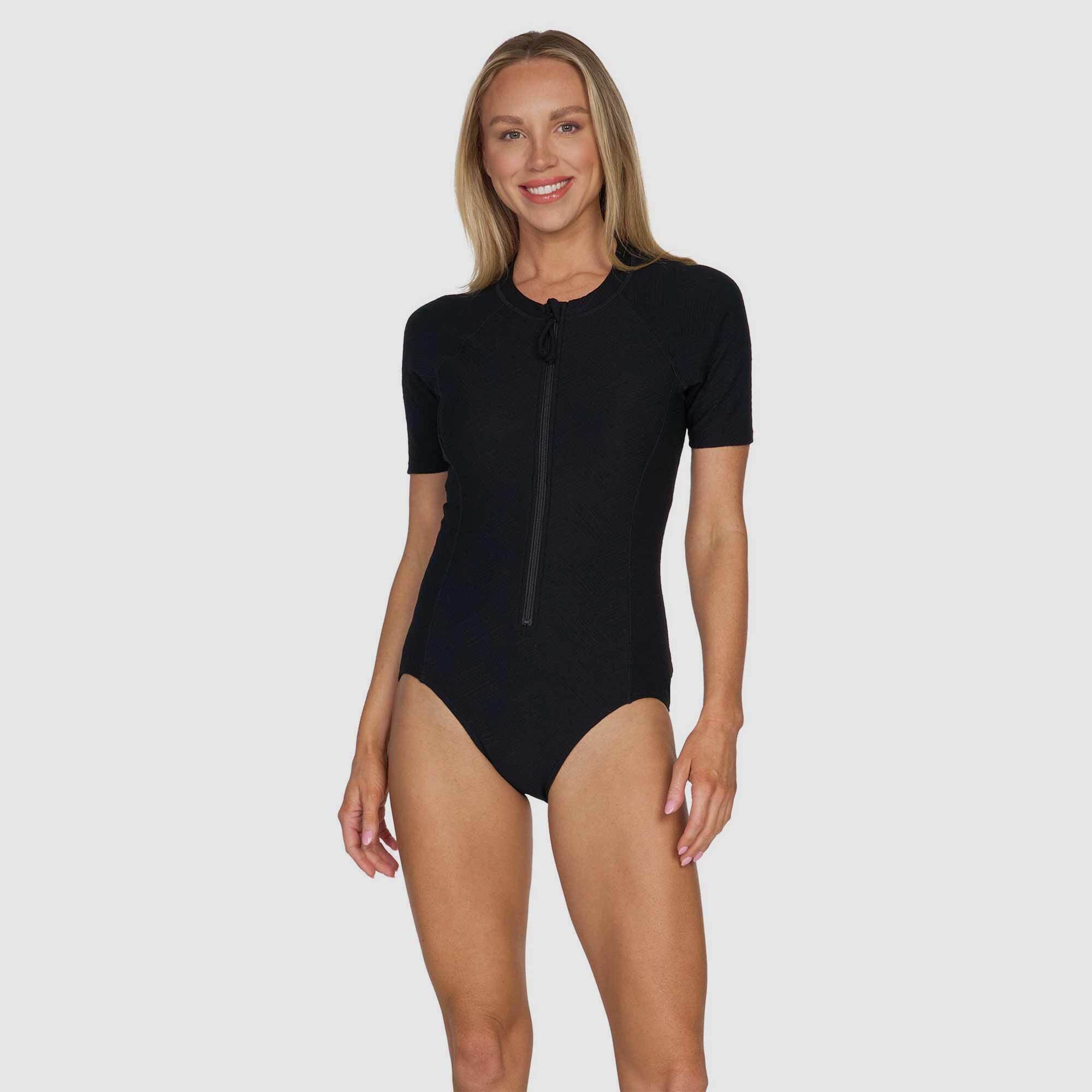 FINZ Womens Textured Short Sleeve Paddlesuit