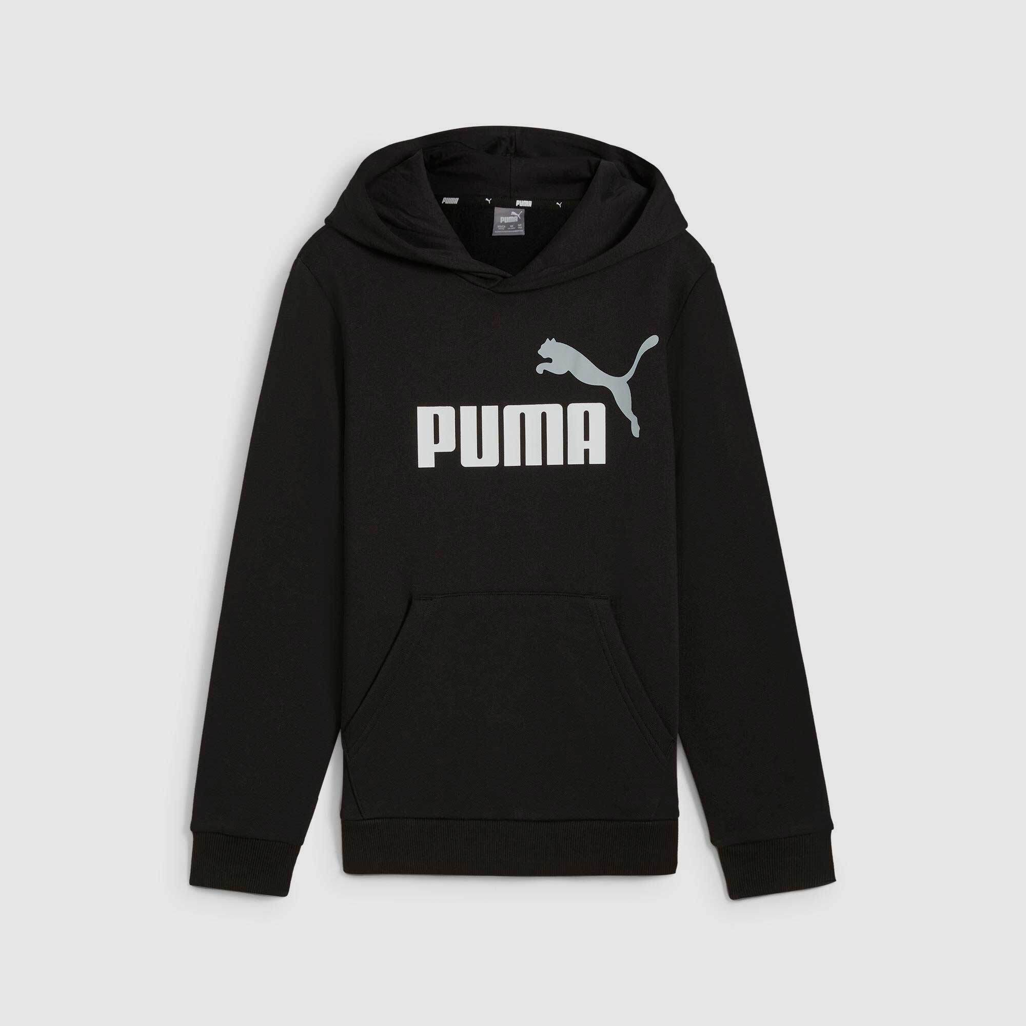 Puma Boys Essential+ 2 Colour Logo Fleece Hoody