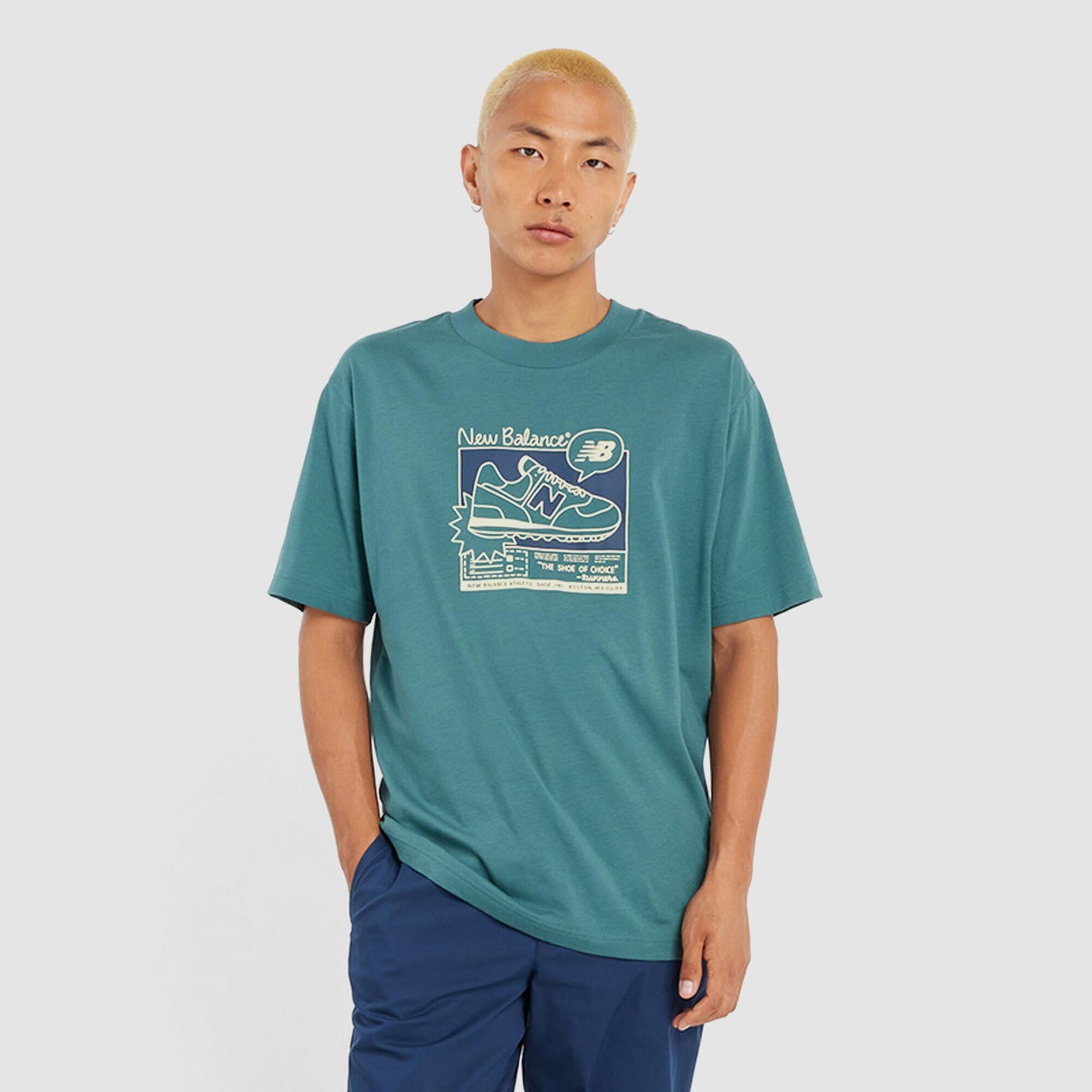 New Balance Mens Relaxed AD Tshirt