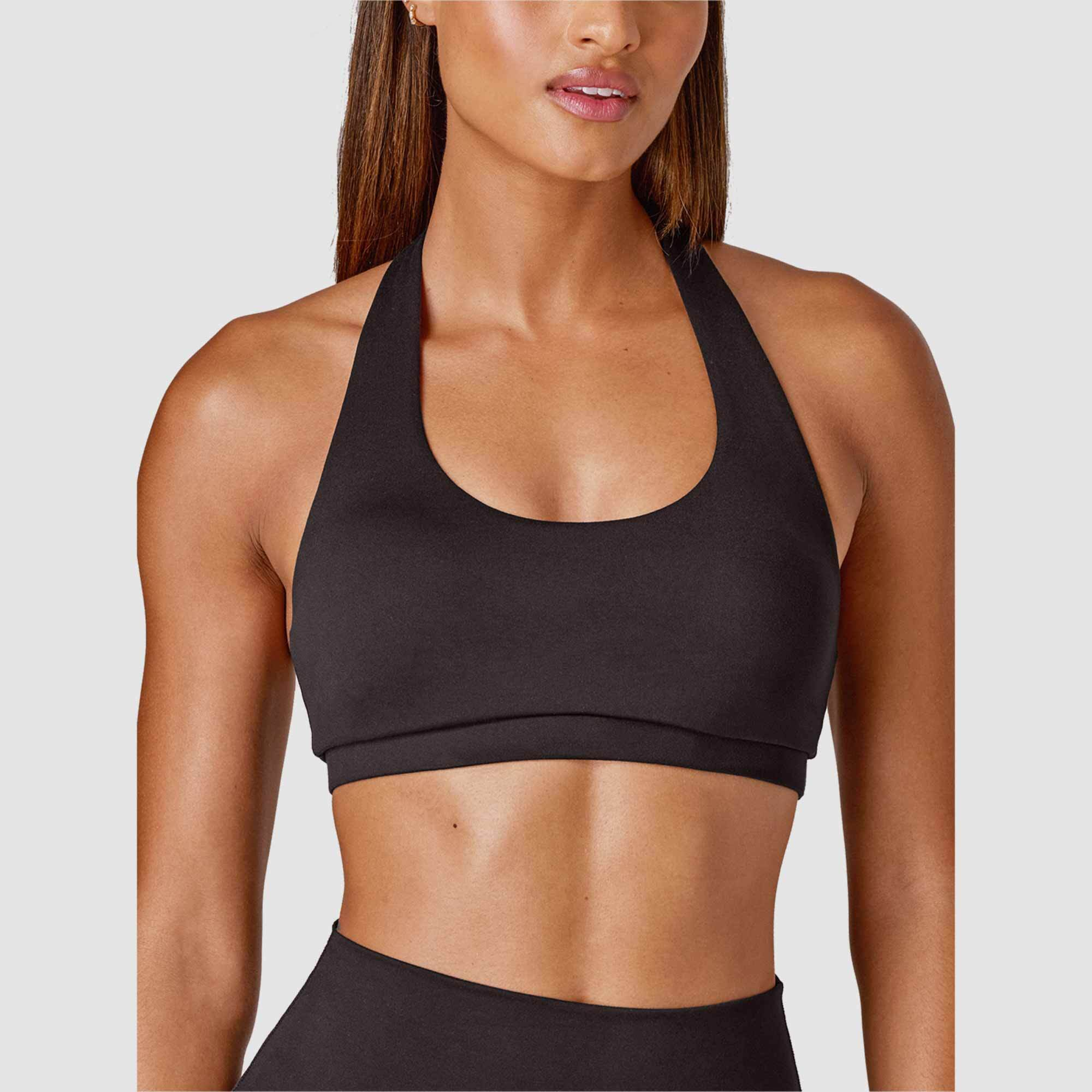 Running Bare Womens Headliner Push Up Sports Crop