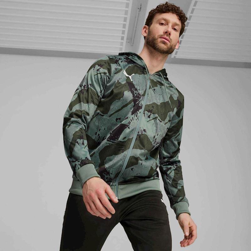 Puma Mens individualLIGA Camo Jacket Rebel Sport