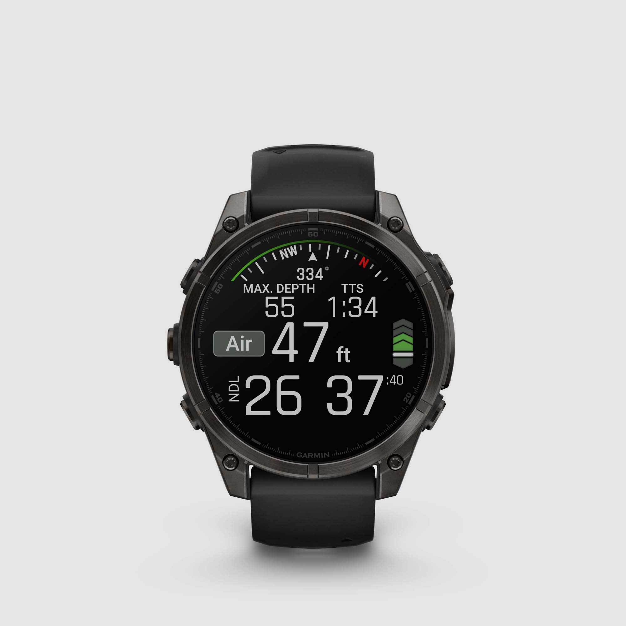 Garmin Fenix 8 AMOLED Sapphire GPS Watch Carbon Grey 47mm