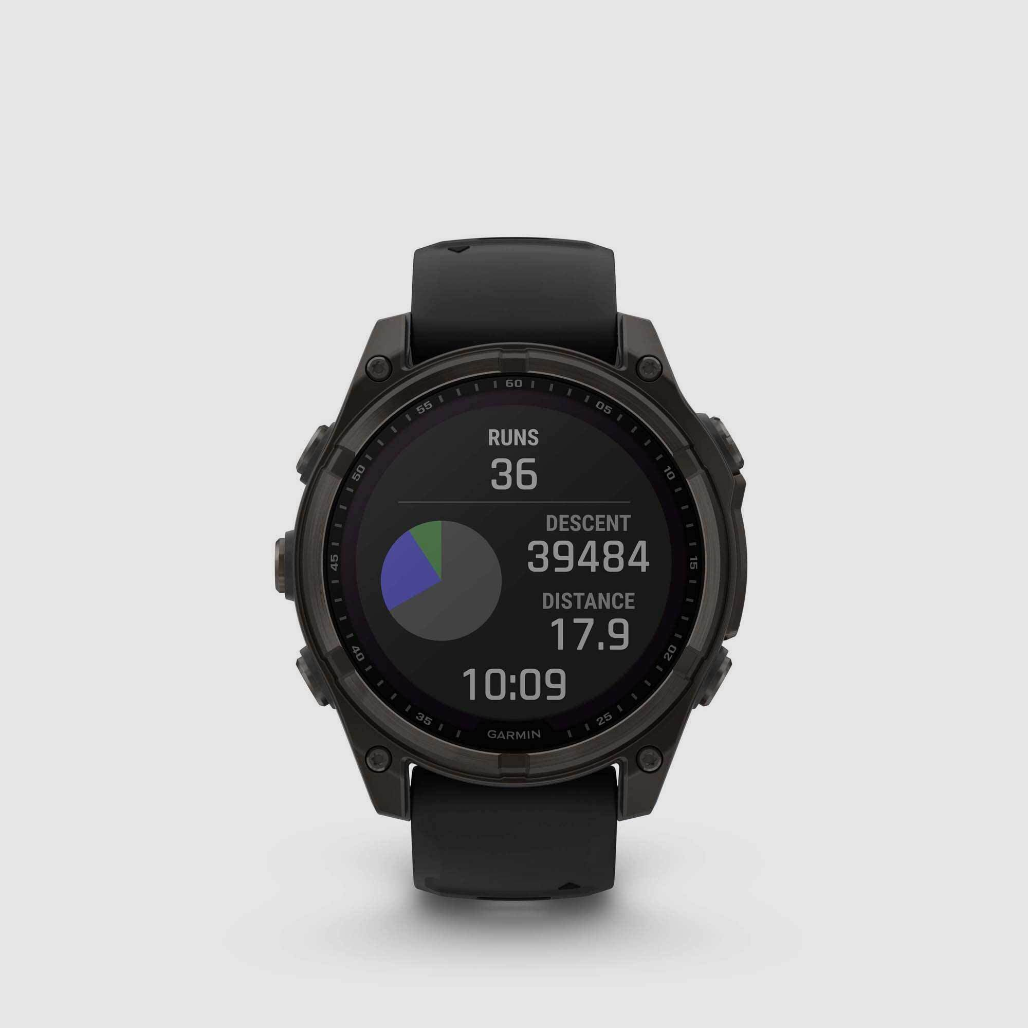 Garmin Fenix 8 Sapphire Solar GPS Watch Carbon Grey 47mm