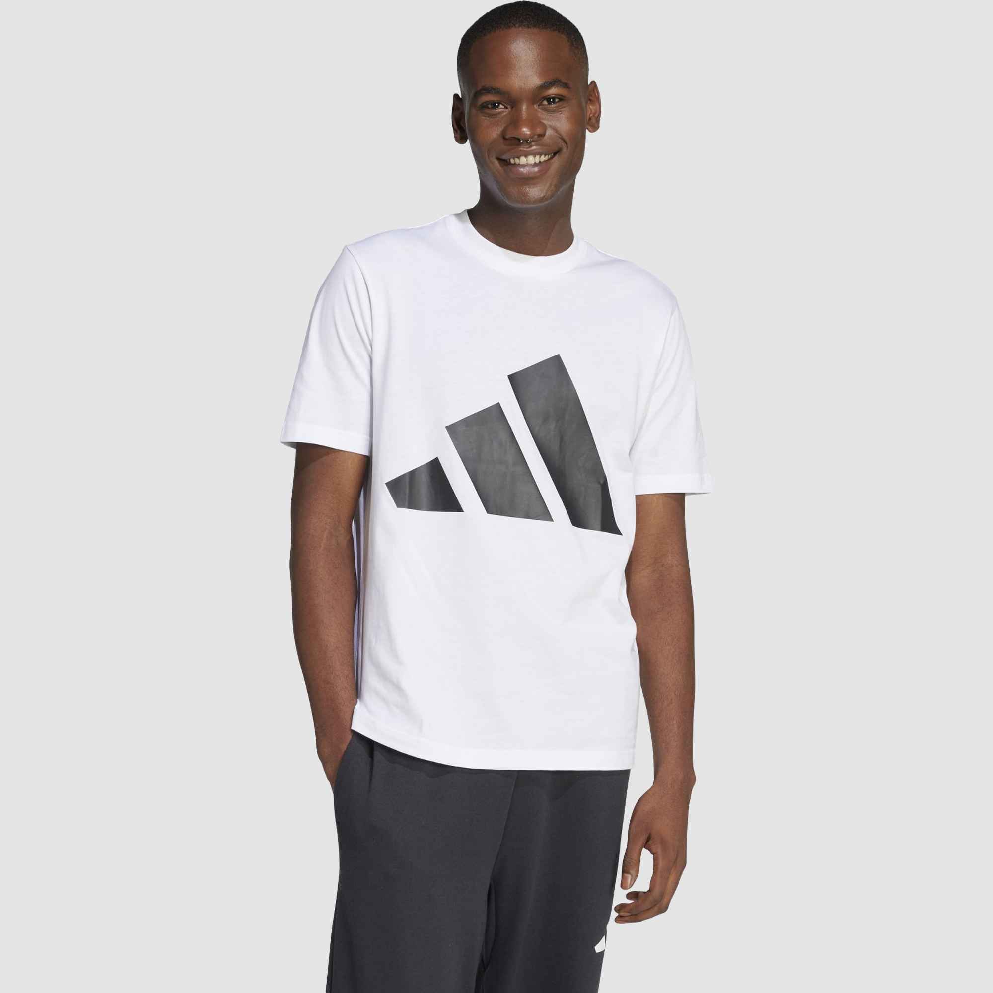 adidas Mens Essentials Big Logo Tshirt