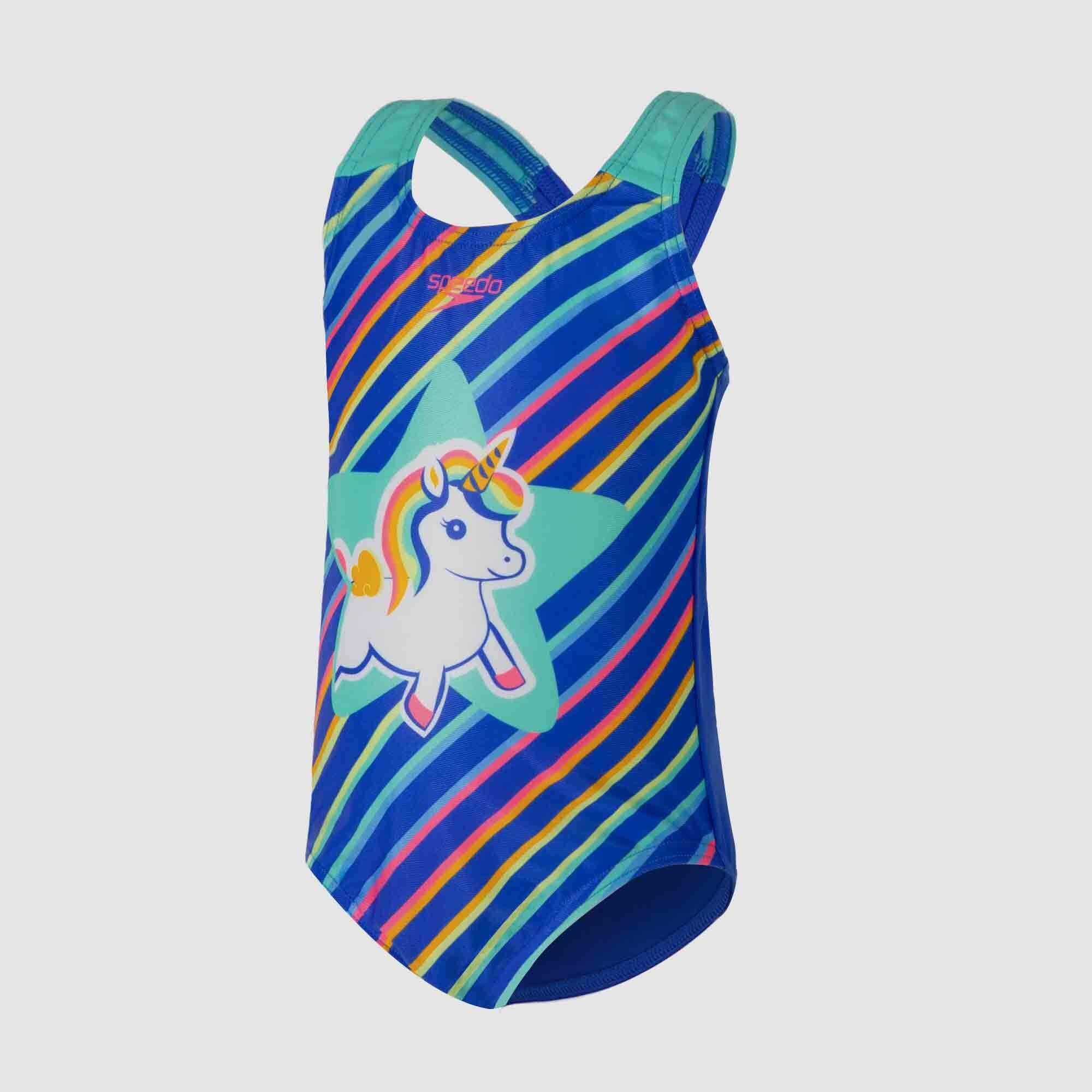 Speedo Toddler Girls Printed Swimsuit