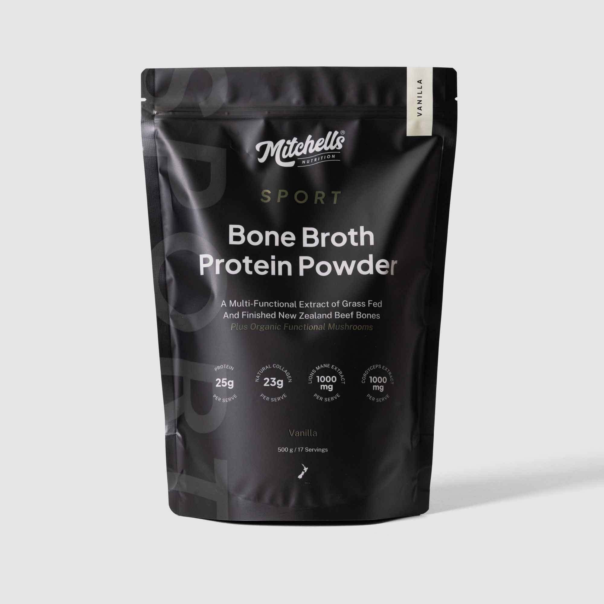 Mitchells Nutrition Bone Broth Protein Powder SPORT