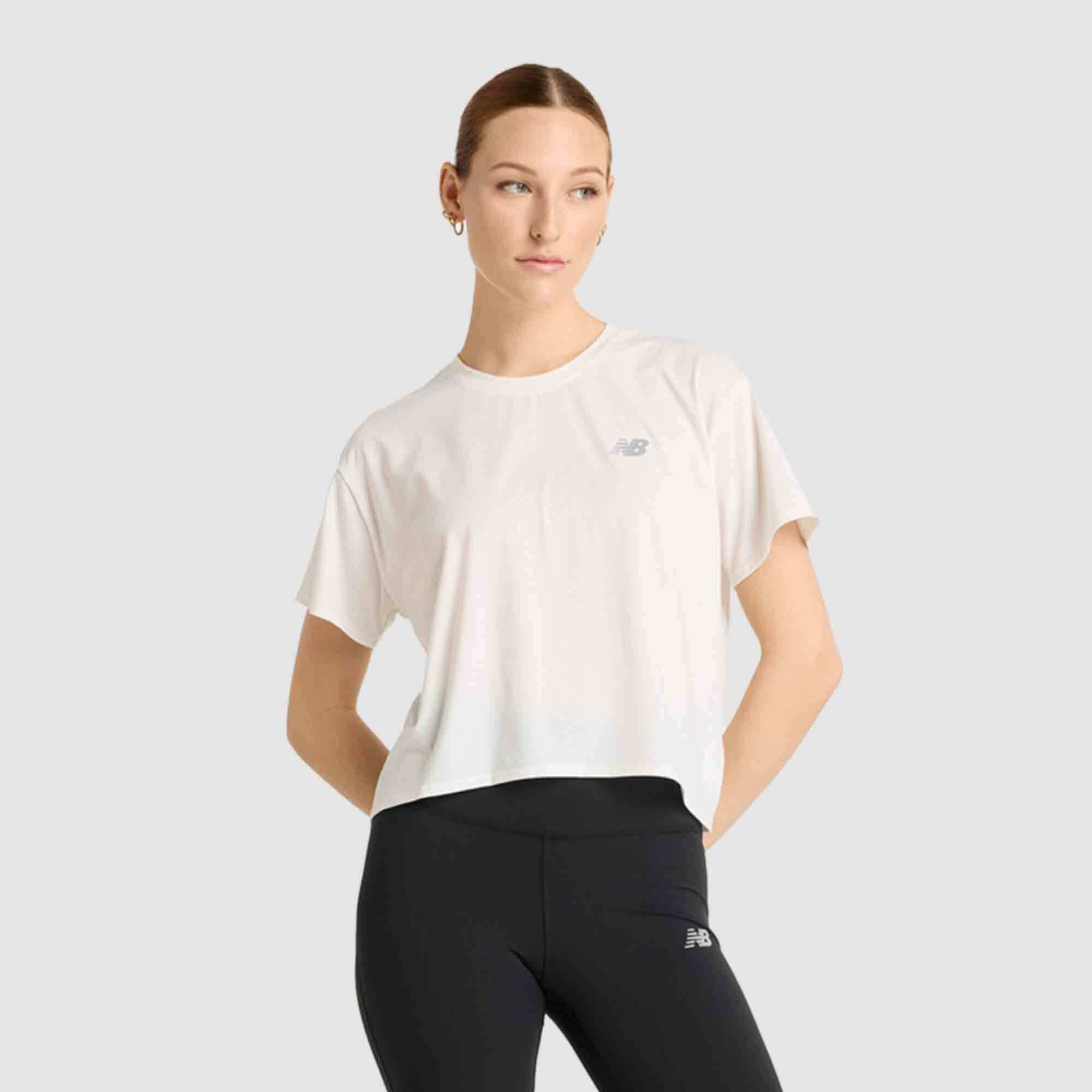 New Balance Womens Drapey Relaxed Tshirt