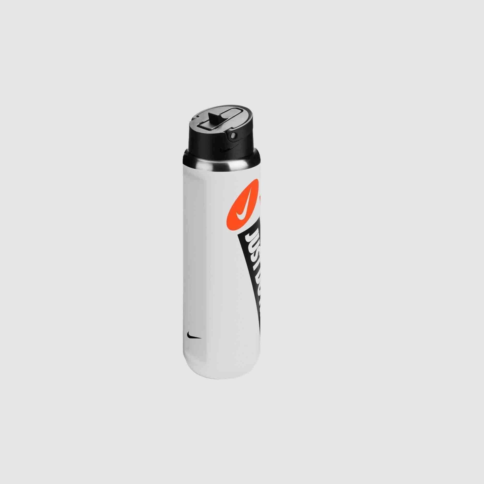 Nike SS Recharge Straw Bottle Graphic White/Black/Orange 24oz