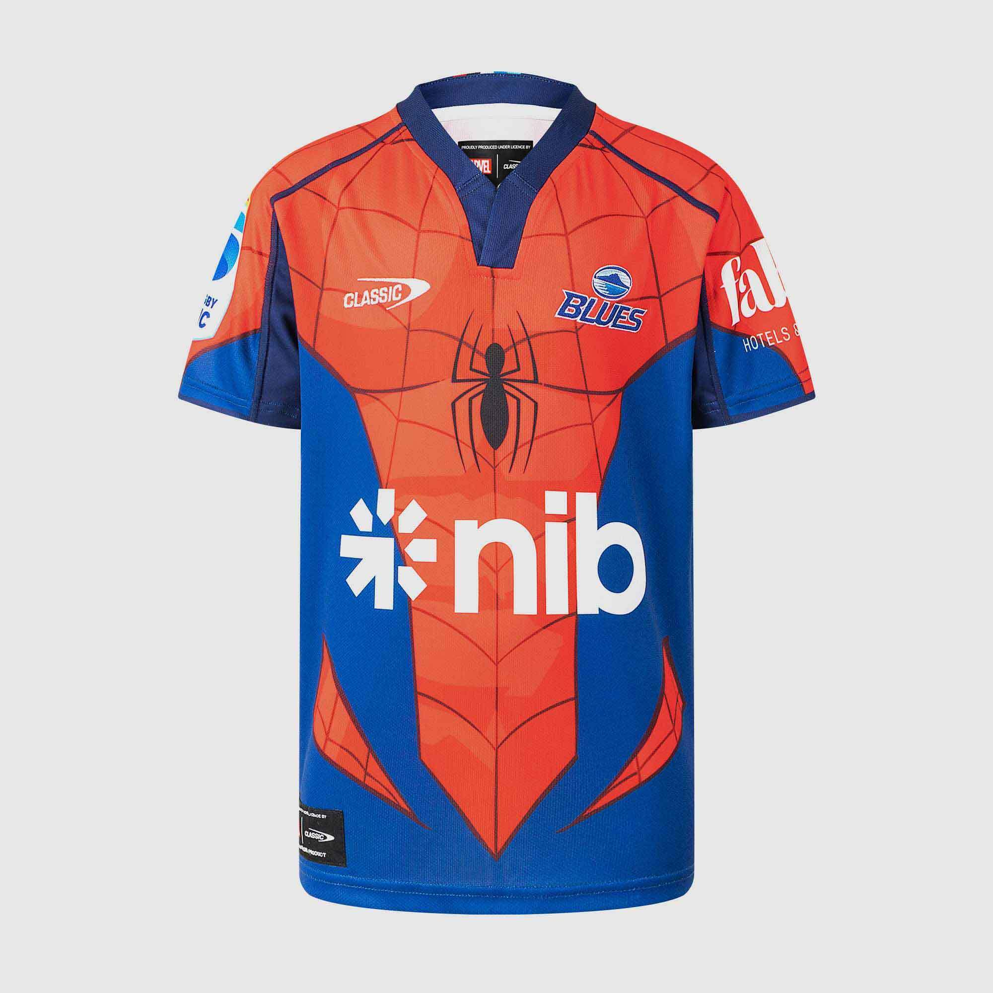 Classic Youth Marvel Spider-Man Blues Jersey